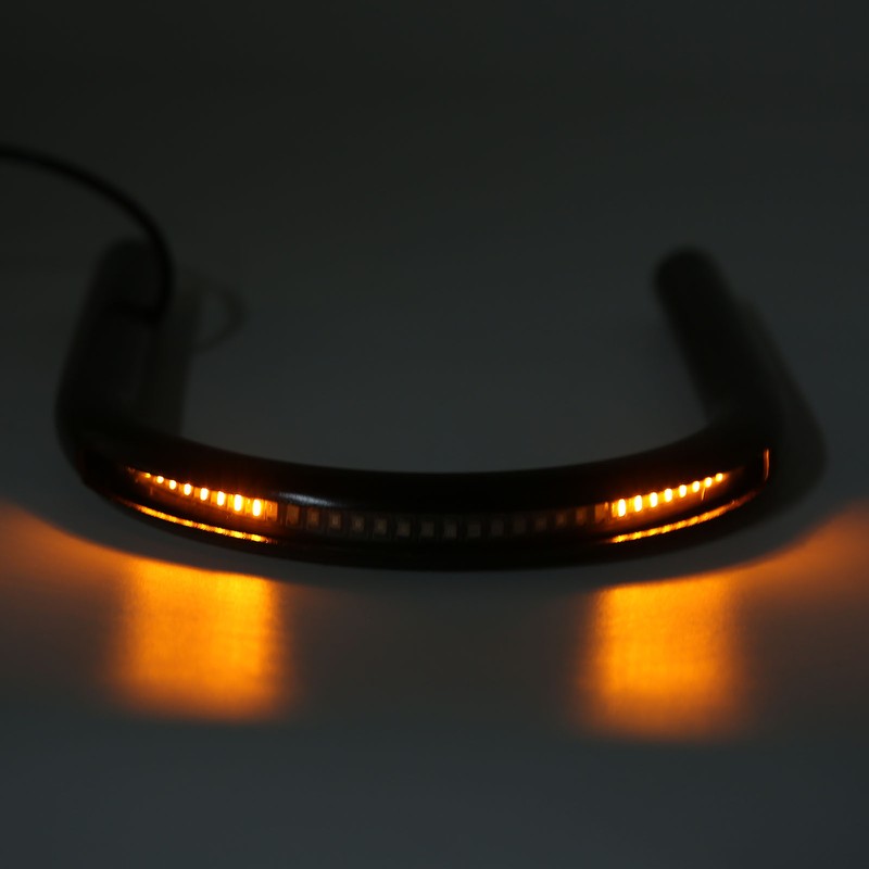 Motorcycle Rear Seat Frame Hoop Light Tail Brake Turn Singal