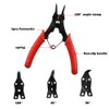 4 in 1 Circlip Pliers Set, 5 Inch Multi-Function Internal