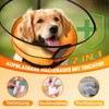 Aschpas® 2-in-1 Inflatable Dog Collar with Funnel, Leak Protection Dog