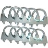Pack of 2 M10 Pipe Clamp Diameter 90 mm
