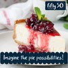 Fifty50 Graham Cracker Pie Crust Sugar-Free No Bake for Pumpkin