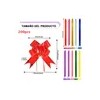 Q Moños De Regalo Grandes Metálicos Con Listón Mágico 200