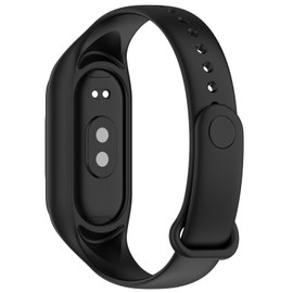 Disscool Replacement Adjustable Wristband Compatible with Xiaomi Band 9, 9 NFC, 8, 8 NFC - Soft Silicone, Quick Release, Breathable - Black