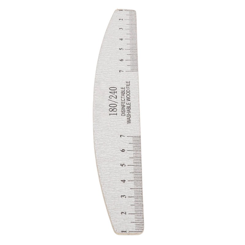 50Pcs Nail Files 180 240 Grit Multifunctional Washable Nail Art