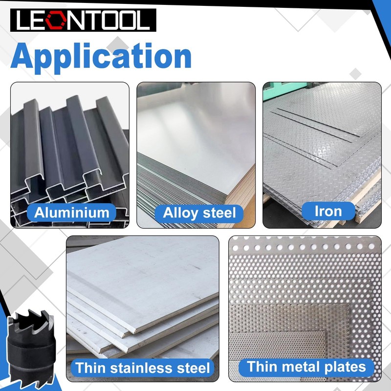 LEONTOOL 14 Pcs Spot Weld Cutter Sets Double Sided 3/8"