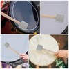 Toyvian 2 Pairs Snare Drum Hammer Bass Drum Sticks Xylophone
