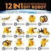 Unbranded 12 in-1 STEM Solar Robot Toy for Kids DIY