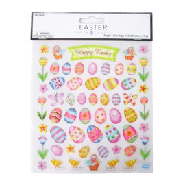 Stickabilities Happy Easter Eggs Foiled Stickers for Journaling, Scrapbooking, Cardmaking, Arts & Crafts - 57 Pieces