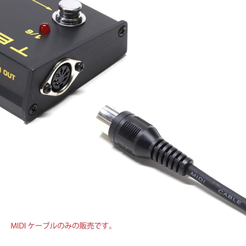Kikutani TECH MIDI Cord 19.7 inches (50 cm) TM-50 Black