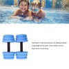 2pcs Floating Dumbbell EVA Thread Design Aquatic Exercise Dumbbell for