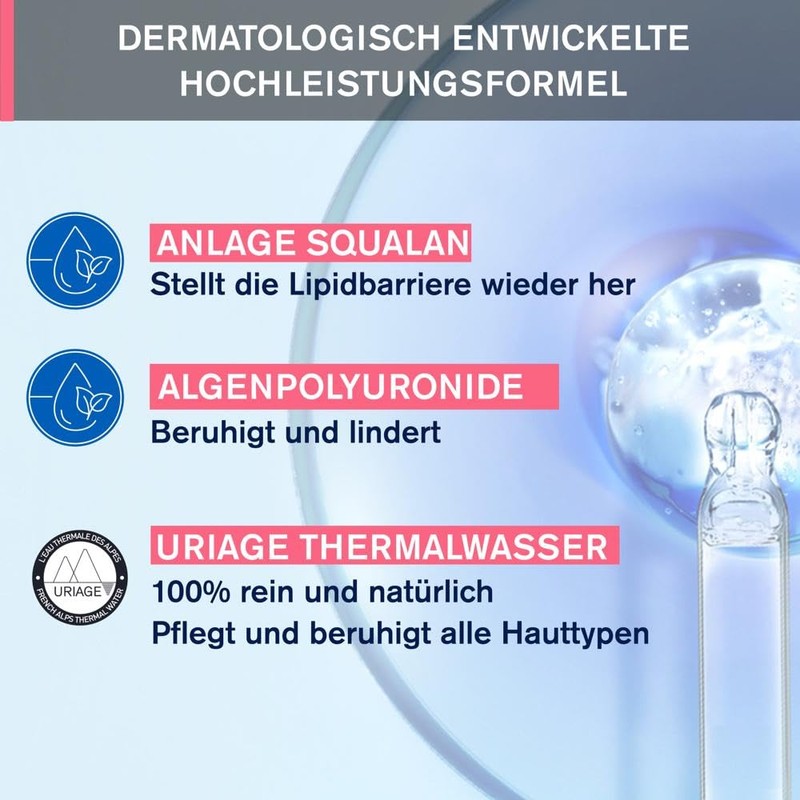 Uriage Tolederm Gel Milk Makeup Remover for Intolerant, Sensitive Skin
