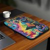 TSOVTHRID Cartoon Rainbow Mushroom Forest Laptop Sleeves Compatible with 10-17