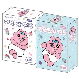 Panchu Rabbit Cute Wound Band Standard Type 50 sheets 3P white