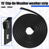 RV Slide Out Seal 2.6 Inch Wiper Clip on Weather