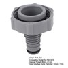 3Pcs P6H1419 Drain Valve, Drainage Adapter Pool Hose Adapter Drain