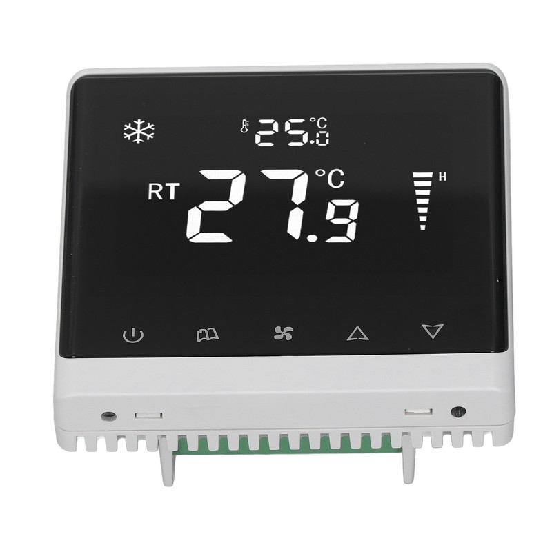 Air Conditioning Fan Thermostat Home Touchscreen Thermostat Panel Temperature Controller