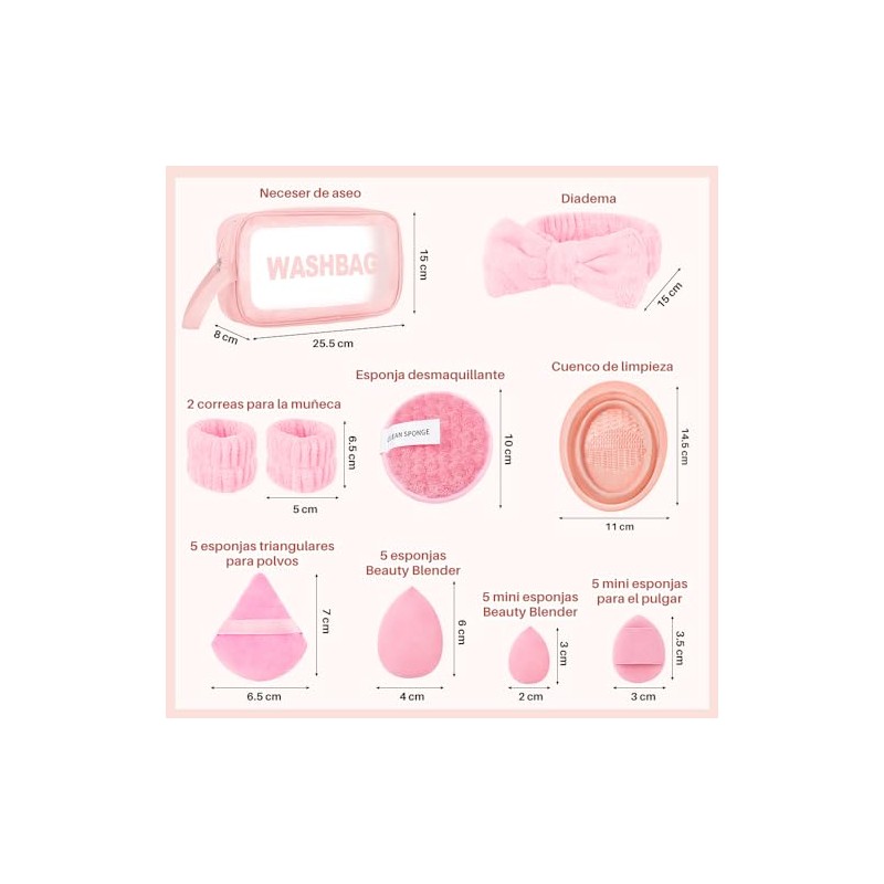 Lukovee Set de Brochas para Maquillaje Profesional