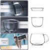 Lezero 13oz Tea Infuser Cups Kits, Glass Mugs with Filter