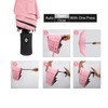 Sakura Umbrella-Windproof Anti Rain/Sun,Cherry Blossom Folding Umbrella (Pink)