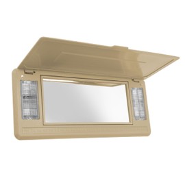 1978-1982 Corvette C3 Sun Visor RH Vanity Lighted Mirror in Interior Colors (Light Doeskin)