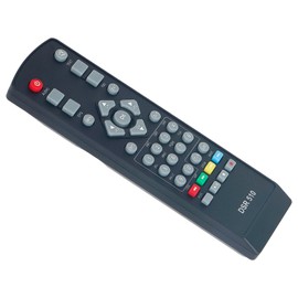 DSR510 Replacement Remote Control Work for Schwaiger Digital Satellite Receiver Fs10p Fs10p+ 3600 3610 i-Sat-500s MX-100 DXH-3 DXH-11 DXH-12 DXH-101 Dsr-510