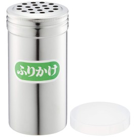 TKG Endo Shoji Seasoning Container, Furikake, Stainless Steel Resistant to Rust and Hygienic, Essential for Food Stalls, Food Carts, and Kitchens, Long Can, Diameter × Height (mm) 55×115, Weight (kg