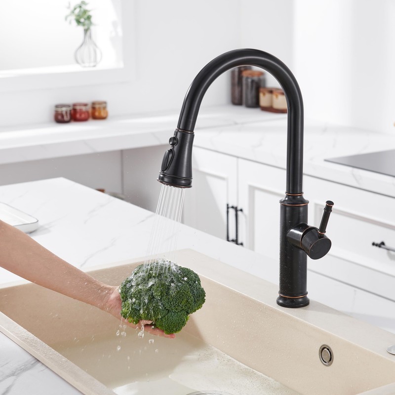 Kitchen Faucet Spray Head Replacement - Pull Down Faucet Sprayer