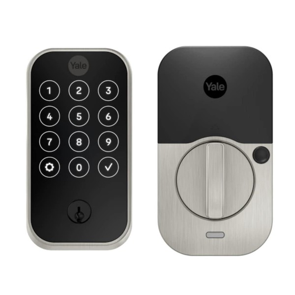 Yale Assure Lock 2 - Keyed Touchscreen Lock with Bluetooth, Black Suede -YRD420-BLE-619