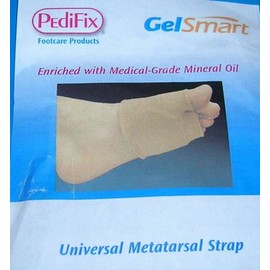 Pedifix GelSmart Mgel Universal Metatarsal Strap Uncovered Gel Small/Medium Right
