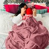 BEDSURE Cuddly Fluffy Blanket Fleece Blanket - Warm Soft Sofa