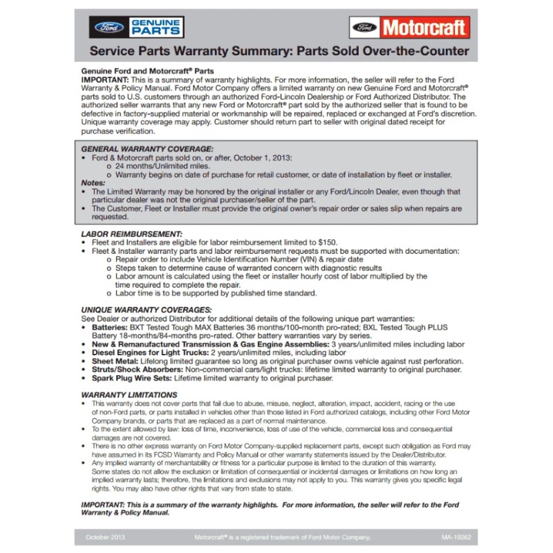 Ford NEW OEM 11-15 Lincoln MKX Black Push Button Start