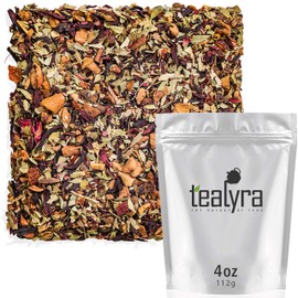 Tealyra - Senna Quick Cleanse - Detox Blend - Hibiscus - Rosehip - Pomegranate - Herbal Fruity Loose Leaf Tea - Hot or Iced - Caffeine Free - 112g (4-ounce)
