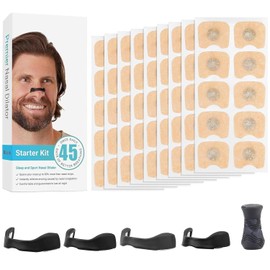 90 Tiras Nasales Anti Ronquidos, Kit Antironquidos para Dormir, Aparato para No Roncar