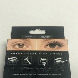 Eylure Luxe Magnetic Mink Effect Lashes BAROQUE Accent Lashes  FALSE EYELASHES