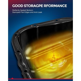 KAX 265-850 Transmission Oil Pan, Fits Dodge Ram 1500 Chrysler 300 2013-2021, Jeep Grand Cherokee Dodge Durango 2014-2021, Ram 1500 Classic Ram 2500 Ram 3500 2019-2021, 8-Speed Automatic Transmission