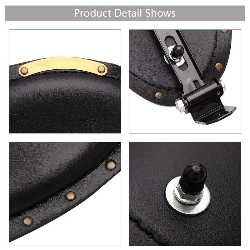 DREAMIZER Motorcycle Leather Seat Brown Crocodile Cushion Compatible with Rebel