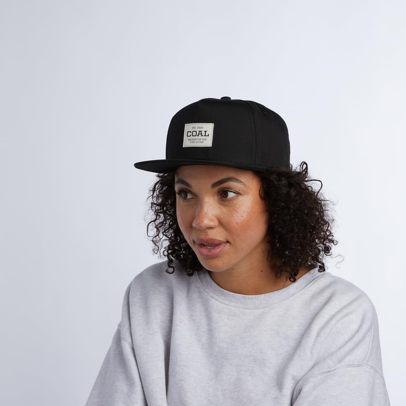 Coal Uniform Cap Hat, Black
