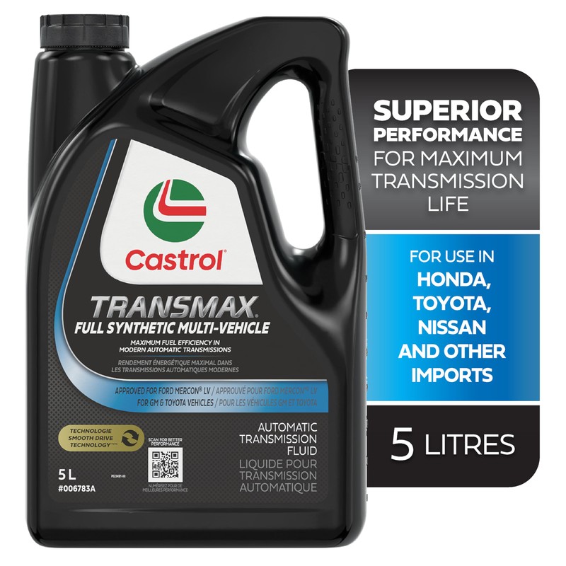Castrol Transmax Import Multi-Vehicle Automatic Transmission Fluid, 1 Quart