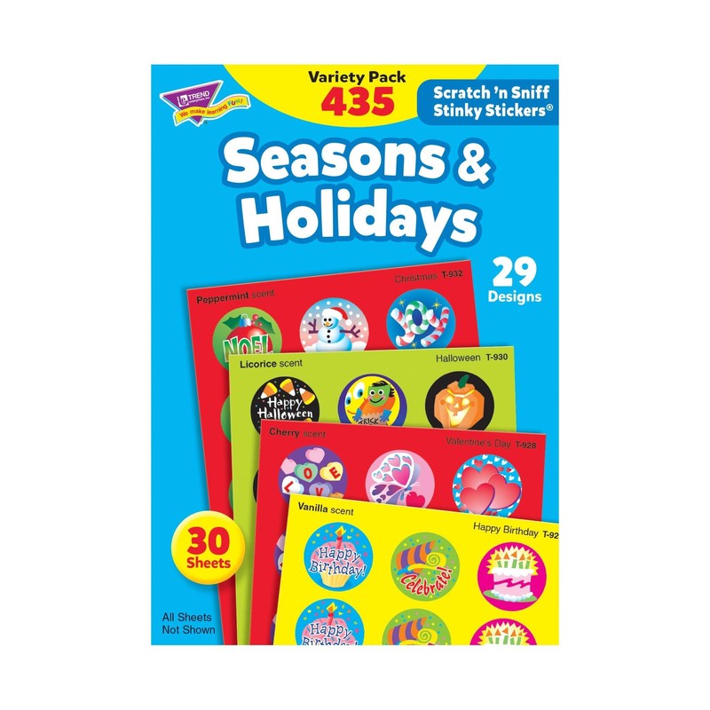 Trend Enterprises: Seasons & Holidays, Scented Scratch 'N Sniff Stinky