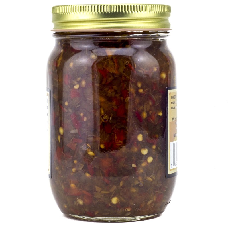 Amish Wedding Foods Hot Green Tomato Relish & Hot Pepper