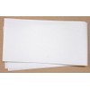 KAWAGUCHI 11-162 Name Tape, Wide, White, 1 Piece, Width 2.8