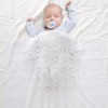 mimixiong Baby Blanket Made of 100% Cotton - Cuddly Knitted