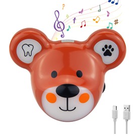 HONGUT Musical Timer for Kids Rechargeable Battery 2 Minute Toothbrush Timer and 20 Seconds Bathroom Hand Wash Timer with LED Color Light, 3 Volume Options Musical Timer for Children-B