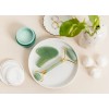 Kit Rodillo De 100 Jade Y Gua Sha Masaje Facial