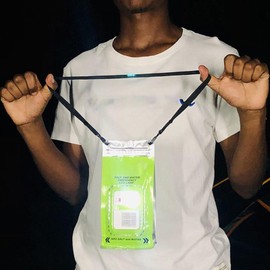 NSXAYIWE Salt Water Lamp, 3 LED Outdoor Salt Lamp Emergency, 140 Hours No Battery Salt Lighting with Lanyard for Power Outages Activities Night Fishing Camping