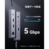 DOCKCASE 6-in-1 usb c hub (skeleton version): 1000Mbps LAN Port,