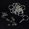 YSTrillion Set of 120 Key Ring Set, Key Ring with
