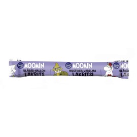 10 Sticks X 20g of Fazer Moomin (Blueberry & Raspberry) Filled Licorice Candy