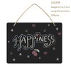rosenice Chalkboards Double-Sided Decorative Chalkboard with String for Hanging (160209)