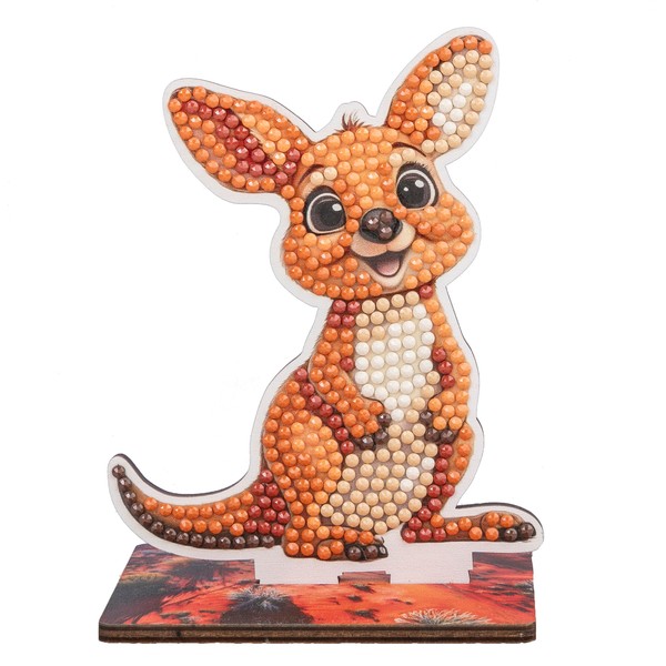 CRYSTAL ART Kangaroo Wildlife Buddies Kit Craft Buddy